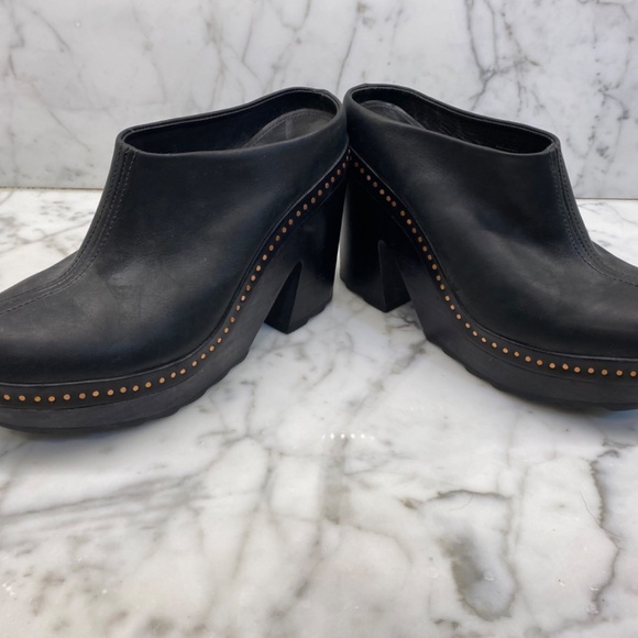 Rag and Bone leather platform clogs - Picture 2 of 9